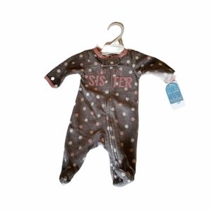 Carter's 1-Piece "Little Sister" Fle…